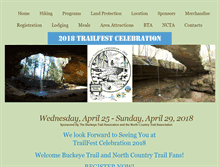 Tablet Screenshot of buckeyetrailfest.org